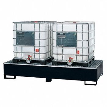BLACK DIAMOND IBC Spill Pallet 120 L x 53 W x 20 H, 35LT99