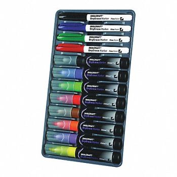 ABILITY ONE Dry Erase Marker Set Fine, 35LX33
