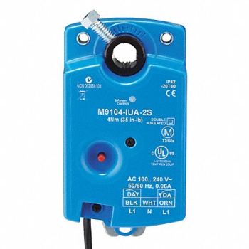 JOHNSON CONTROLS Electric Actuator Floating with Timeout, 35LY72
