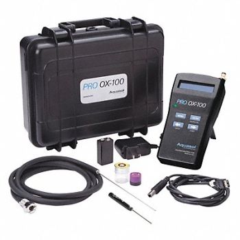 AQUASOL Oxygen Monitor LCD 100 ppm, 35MC76