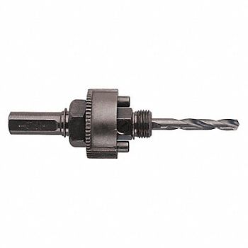 GREENLEE Arbor Hex Fits Hole Saw 1-1/4 in to 6 in, 35MJ22