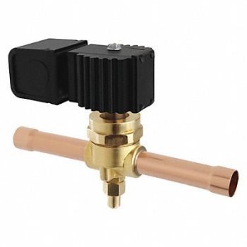 PARKER Refrigeration Solenoid Valve Brass ODF, 35ML17