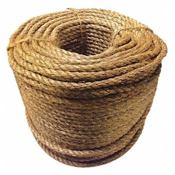 GRAINGER APPROVED Rope Manila 1in Dia 600 ft., 35MP02