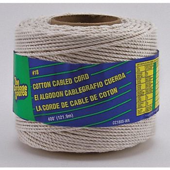 GRAINGER APPROVED Twine Cotton #18 400 ft., 35MP21