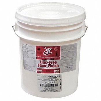 GREENING THE CLEANING No Zinc Floor Finish 5 gal Bucket, 35MT95