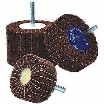 ARC ABRASIVES Flap Wheel Interleaf AO 2 in 120 Grit, 35NM73