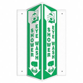 ACCUFORM V-Shape Projection Sign 18 X7-1/2, 772R89