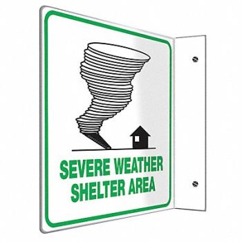 ACCUFORM Emergency Sign Weather Shelter Area 8X8, 772D73