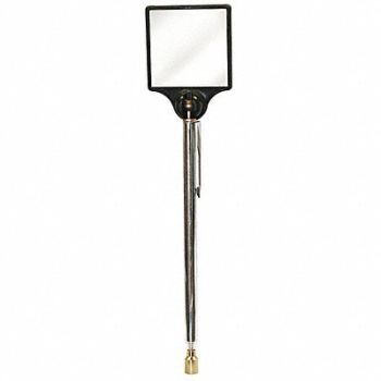 MAG-MATE Telescoping Mirror Glass 2 x2 In 28 In L, 35T113