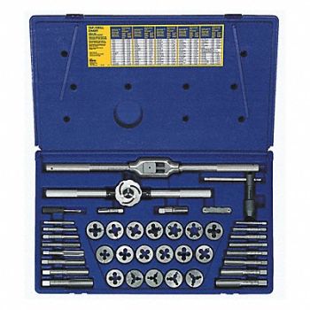 IRWIN HANSON Tap/Die Set 41pc NC NF, 35T655