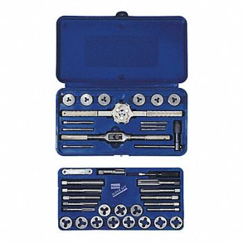 IRWIN HANSON Tap/Die Set 39pc NC NF, 35T662
