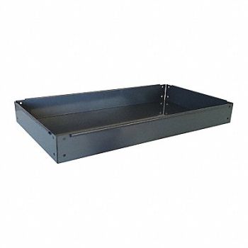 GRAINGER APPROVED Service Cart Tray 200 lb Gray Steel, 35U052
