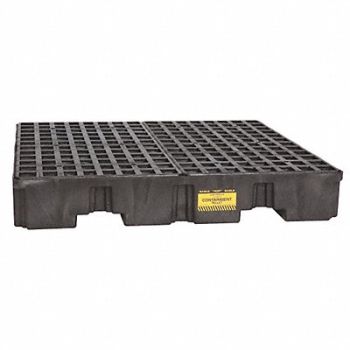 EAGLE Spill Pallet w/o Drain 66 gal 4 Drum, 35U074