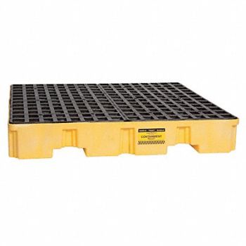EAGLE Spill Pallet w/o Drain 66 gal 4 Drum, 35U075