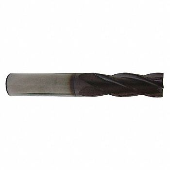YG-1 TOOL COMPANY Sq. End Mill Single End Carb 1, 35U870