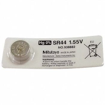 MITUTOYO Button Cell Battery, 35UP37
