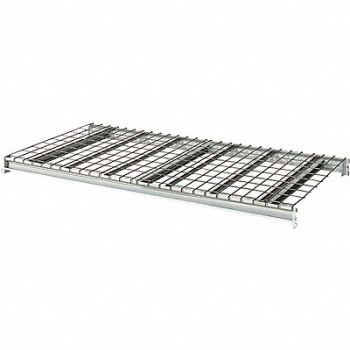 HALLOWELL Bulk Rack Shelf 14 ga 36inx3 1/8inx72in, 35UT75