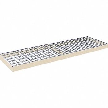 HALLOWELL Boltless Shelf Cap 600 lb 96 x 48 in, 35UV64
