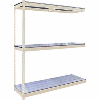 HALLOWELL Boltless Shelving 48x84x96in AdOn, 35UV70