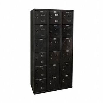 HALLOWELL Bx Lckr 6x3Lckr Black 72 x36 x18 Assm, 35UW89
