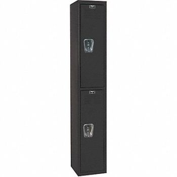 HALLOWELL Lckr 2x1Lckr Black 72 x12 x18 Assm, 35UW71