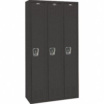 HALLOWELL Lckr 1x3Lckr Black 72 x36 x18 Assm, 35UW80