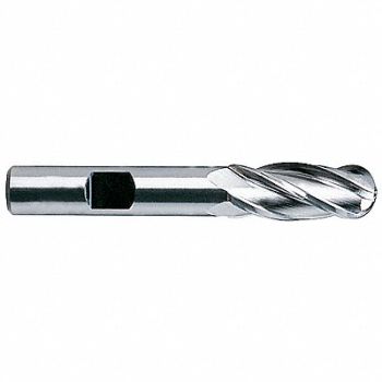 YG-1 TOOL COMPANY Sq. End Mill Single End HSS 1/8, 35V423