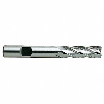 YG-1 TOOL COMPANY Sq. End Mill Double End HSS 1/8, 35V451