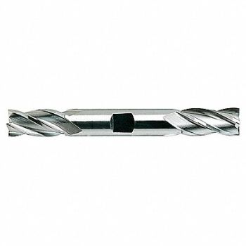 YG-1 TOOL COMPANY Sq. End Mill Double End HSS 1, 35V482