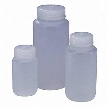 SP SCIENCEWARE Wide-Mouth Bottle 125mL Wide PK12, 35V624
