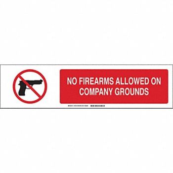BRADY Sign Slider Insert 6x23 7/8in White Alum, 35VY04