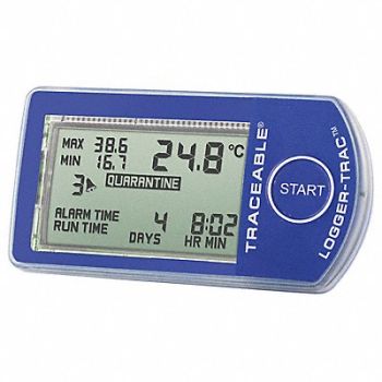 TRACEABLE Data-Logger -31deg.to122degF 2-9/16 W, 35VY22