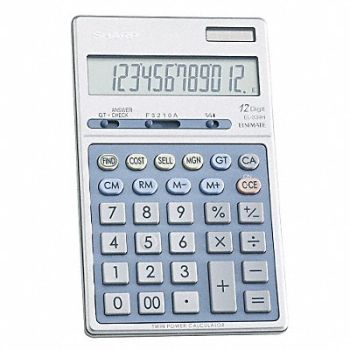 SHARP Executive Handheld Calculator 12 Digit, 35W765
