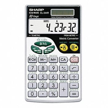 SHARP Metric Conversion Calculator 10 Digit, 35W766