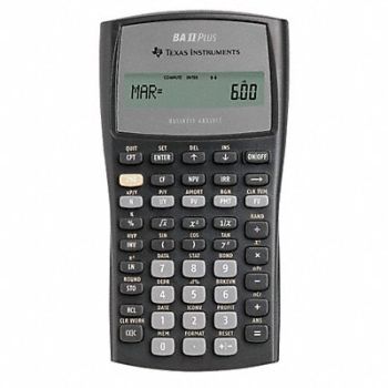 TEXAS INSTRUMENTS Financial Calculator LCD 10 Digit, 35W789
