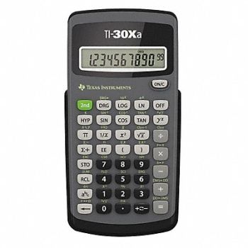 TEXAS INSTRUMENTS Scientific Calculator LCD 10 Digit, 35W793