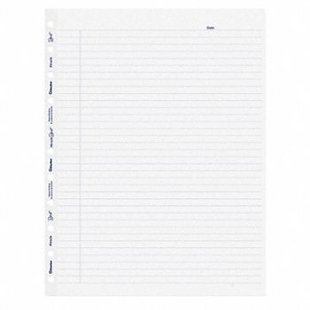 BLUELINE Looseleaf Paper Ruled PK50, 35W873