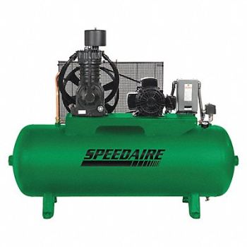 SPEEDAIRE Electric Air Compressor 7.5 hp 2 Stage, 35WC49