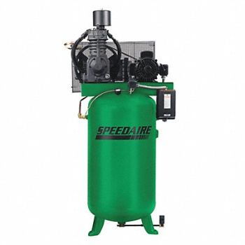 SPEEDAIRE Electric Air Compressor 7.5 hp 2 Stage, 35WC51