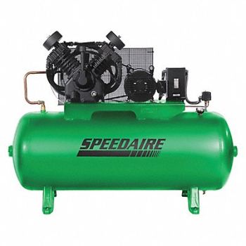 SPEEDAIRE Electric Air Compressor 10 hp 2 Stage, 35WC57