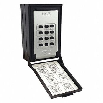 NU-SET Lock Box Wall Mounting 7-Key Zinc Alloy, 35WC89