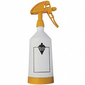 TOUGH GUY Dual Spray Bottle 0.5 L Yellow/White, 35WT52