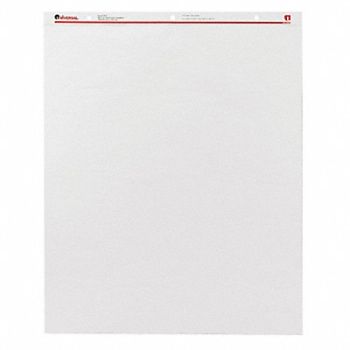 UNIVERSAL Easel Pad Plain 27 x 34 In White PK2, 35X073