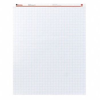 UNIVERSAL Easel Pad 1 In Sq 27 x 34 In White PK2, 35X075