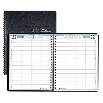 HOUSE OF DOOLITTLE Appointment Book 8x11 In Black, 35X132