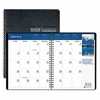 HOUSE OF DOOLITTLE Monthly Planner Ruled 8-1/2x11 In., 35X136