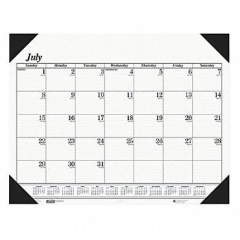 HOUSE OF DOOLITTLE Academic Desk Pad Calendar 22x17 In., 35X153