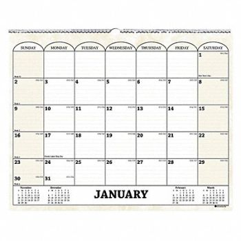 HOUSE OF DOOLITTLE Monthly Wall Calendar 15x12 In., 35X213