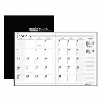 HOUSE OF DOOLITTLE Planner Leatherette Cover 8-1/2x11 In., 35X214