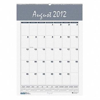 HOUSE OF DOOLITTLE Monthly Wall Calendar 15-1/2x22 In., 35X242